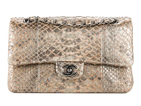 python skin chanel bag|chanel python bags price.